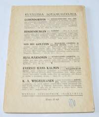 Sodasta valikoima ajatelmia