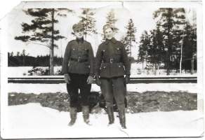 Radan varressa  1941 - valokuva 6x9 cm