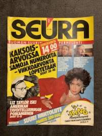 Seura 1986 nr 2, Liz Taylor, Walesin prinssi ja prinsessa osa 3, vuosi 1986 Suomessa