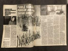 Seura 1986 nr 6, Komulaisten yllätysloma, matkailuliite, murhenäytelmä Sodankylän Kieringissä
