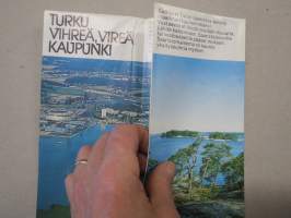 Turku täynnä tapahtumaa -matkailuesite 1972 / travel brochure