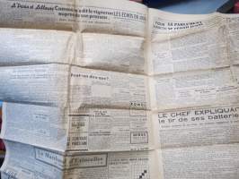 Le Jour - L´echo de Paris 28.11.1939 -sanomalehti, sisältää uutisointia mm. Suomen armeijan liikekannallepanosta ym.