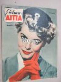 Elokuva-Aitta 1954 nr 10 (kannessa Hillevi Lagerstam), pirteä ja pikantti Hillevi, Cannesin tähtiä, Odile Versois
