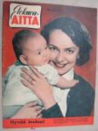 Elokuva-Aitta 1954 nr 24 (kannessa Eila Peitsalo tyttärineen)