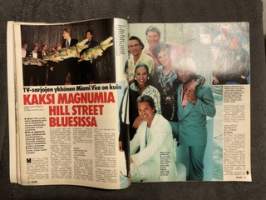 Seura 1986 nr 48, Kristiina Ratia, vuoden kylä Kelujärvi, Miami Vice