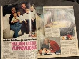 Seura 1986 nr 48, Kristiina Ratia, vuoden kylä Kelujärvi, Miami Vice