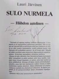 Sulo Nurmela : hiihdon aatelinen (signeerattu, tekijän omiste)