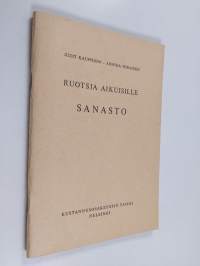 Ruotsia aikuisille : sanasto