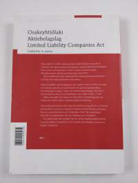 Osakeyhtiölaki Aktiebolagslag / [utgivare: Föreningen CGR r.y.] = Limited Liability Companies Act / [publisher: The Finnish Institute of Authorised Public Account...