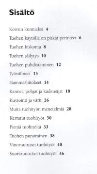 Harrasteena tuohityöt