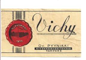 Vichy  - juomaetiketti