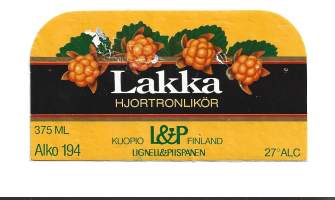 Lakka L&amp;PAlko nr 194  - liköörietiketti viinaetiketti