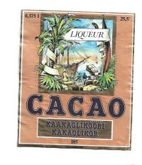 CacaoAlko nr 185  - liköörietiketti viinaetiketti