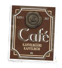 CafeAlko nr 181  - liköörietiketti viinaetiketti