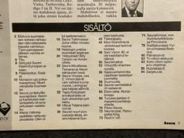 Seura 1988 nr 35, Seuran erikoishaastattelu - Monacon Albert, Ramsran ha Alexin rakkauden kesä, puoluesarja - Keskusta, Porvoon Aurinkotyttökisa