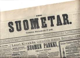 Uusi Suometar 17.11.1892  sanomalehti