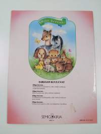 Utelias koiranpentu joka sai näpäyksen nenälleen