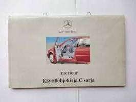 Mercedes-Bentz Interieur Käyttöohjekirja C-sarja [Omistajan käsikirja Owners Handbook Manual]
