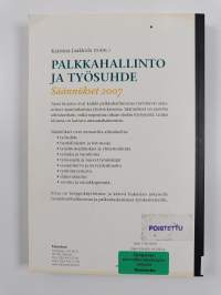 Palkkahallinto ja työsuhde : säännökset 2007