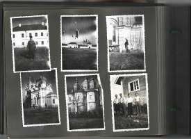 1930-lukua, sota-aikaa sieltä jostain, Itä-Karjala, luostari ja kotirintamaa ja sodan jälkeen tanssitaan  - valokuva-albumi n 117 kuvaa