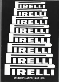 Pirelli Ohjehinnasto 1983