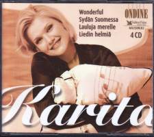 CD - Karita Mattila - Karita!.  1999. 4 CD kokoelma, siisti! (Opera, Romantic, Folk) (Latin, Classical, Folk, World, &amp; Country, Stage &amp; Screen). Yht. 81 laulua!