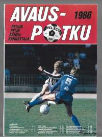 Avauspotku 1986 - Reilun pelin äänenkannattaja, Turun Erotuomarikerho (jalkapallo) vuosijulkaisu