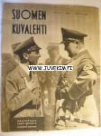 Suomen Kuvalehti 1941 nr 11, sis. mm. seur. artikkelit / kuvat / mainokset; Kansikuva Josef Göbbels ja Herman Göring, Malta 2, Exakta, Sisu-arpa, ,