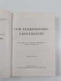 Uusi elinkeinoverolainsäädäntö 1978