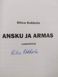Ansku ja Armas : lastenkirja (signeerattu)