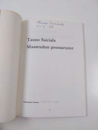 Maaseudun proosarunot (signeerattu)
