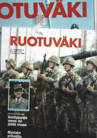 Ruotuväki 1989 Puolustusvoimien tiedotuslehti 2 kpl erä / Kenraali Valtanen