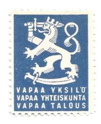 Vapaa yksilö, vapaa yhteiskunta, vapaa talous   kirjeensulkija   kirjeensulkijamerkki