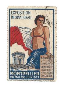 Exposition Internationale 1927  - kirjeensulkijamerkki