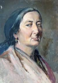 Tuntematon mestari, laatu öljyvärimaalaus kankaalle, joka pohjustettu levylle 46x29 cm 1800/1900 lukujen vaihteesta
