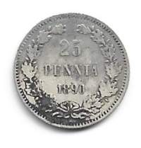 25 penniä  1890