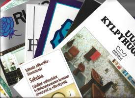 Kylpyhuone esitteitä 1970-80 luvuilta n 10 kpl erä  tuoteluettelo myyntiesite