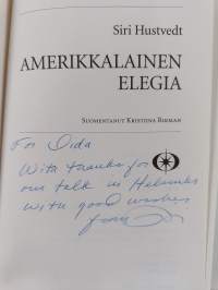 Amerikkalainen elegia (signeerattu, tekijän omiste)