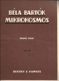 B´la Bartók Mikrokosmos Piano Solo 1940