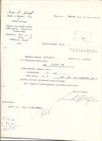 Ivan A Ipatoff Kajaani 1928 - firmalomake