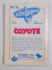 El Coyote 72 : seikkailuromaani viime vuosisadan Kaliforniasta - Santa Adelitan kulta