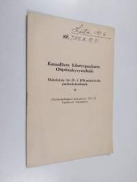 Kansallisen edistyspuolueen ohjelmakysymyksiä : ehdotuksia 24-25. 4. 1926 pidettävälle puoluekokoukselle : (puoluehallituksen kokouksessa 25. 3. 25 lopullisesti t...