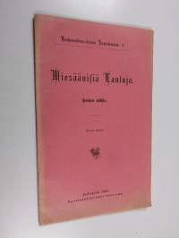 Miesäänisiä lauluja : 2. wihko