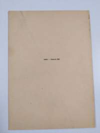 Kalevalan päivän ohjelmistoa 1950