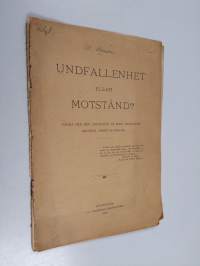 Undfallenhet eller motstånd? - några ord med anledning af prof. Danielsons broskyr &quot;Mihin suuntaan.&quot;