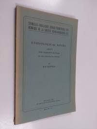 Ethnological Notes about the Yenisey-Ostyak (in the Turukhansk region)