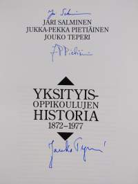 Yksityisoppikoulujen historia 1872-1977 (signeerattu)