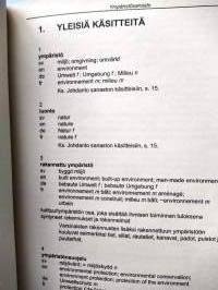 Ympäristösanasto - Ympäristöalan keskeiset käsitteet ja termit
