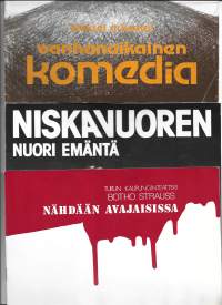 Turun Kaupungin Teatteri   teatteri käsiohjelma 1984-85 3 klp erä -Niskavuoren nuori emäntä, Nähdään avajaisissa ja Vanhanaikainen komedia