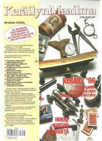 Keräilyn Maailma 1996 nr 3 - limonadi, savikiekot, nuket, Winchester, Volkkari, leimamerkit, kartat sodassa, 50-luvun autokuvat, vanhat arvopaperit talteen